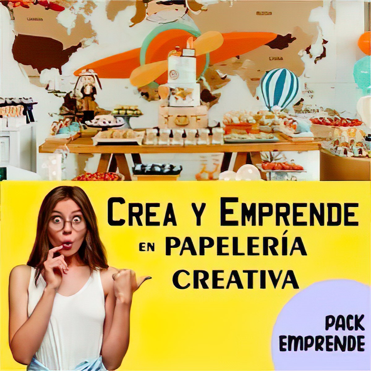Crea y Emprende en PapelerÃa Creativa