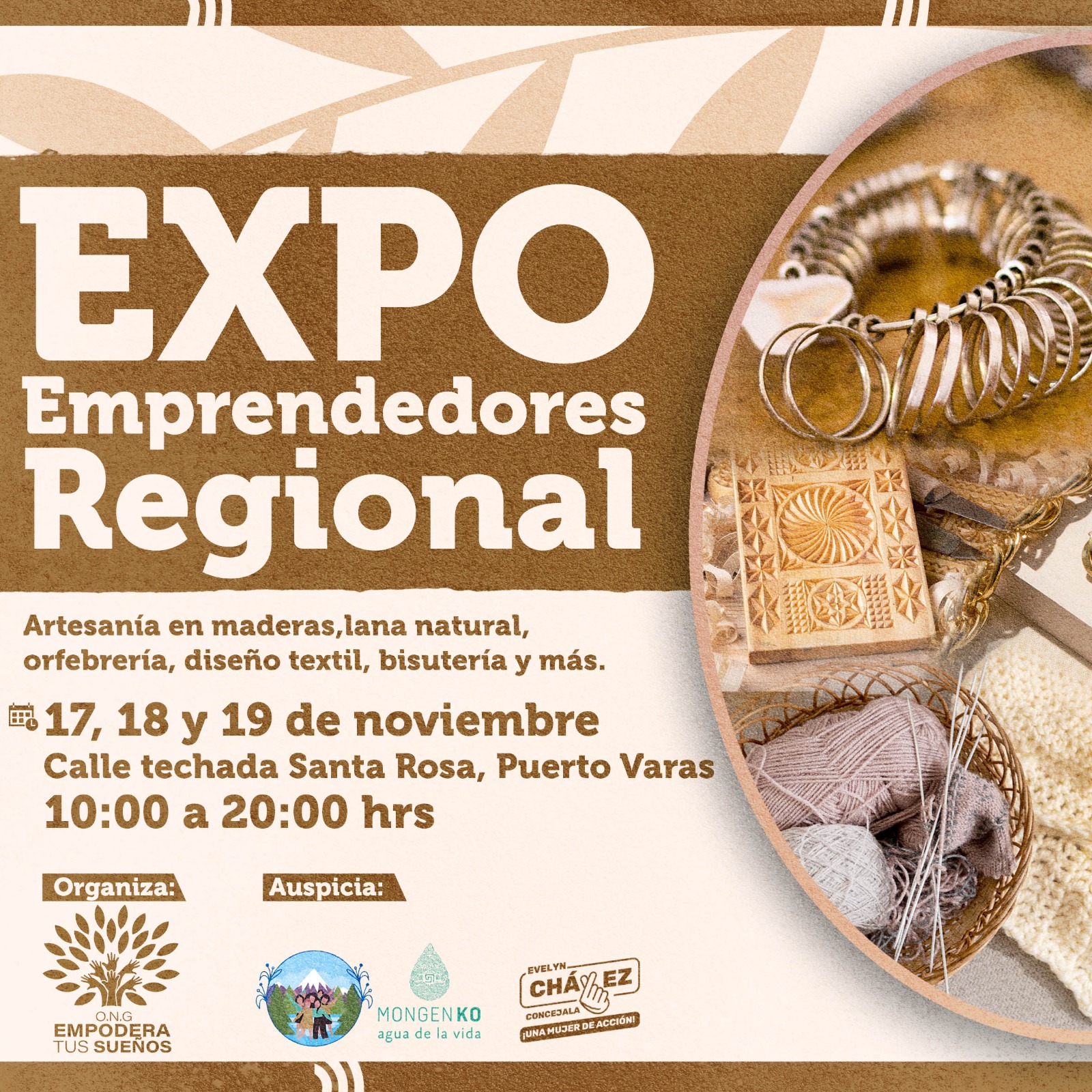 ¡Este fin de semana vive el encanto del arte hecho a mano en la Expo Emprendedores Regional!